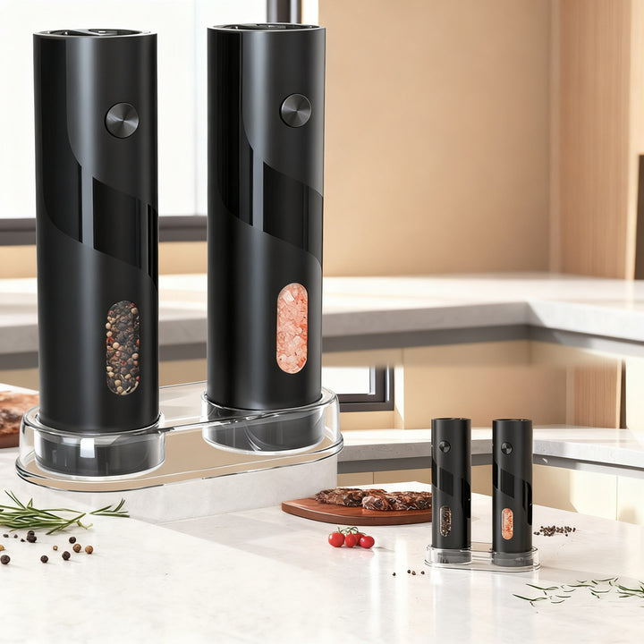 Electric pepper mill, 70 ml, stainless steel