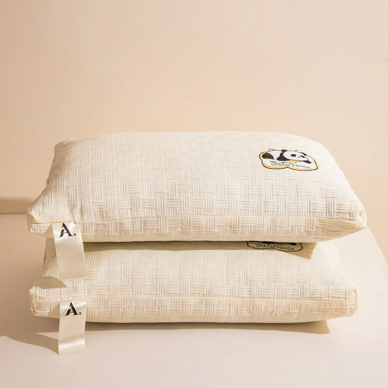 Pillow with soy fiber, waffle pattern, 48×74 cm