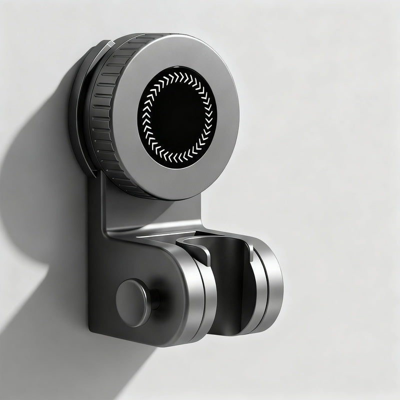 shower head holder with suction cup, 360° rotatable