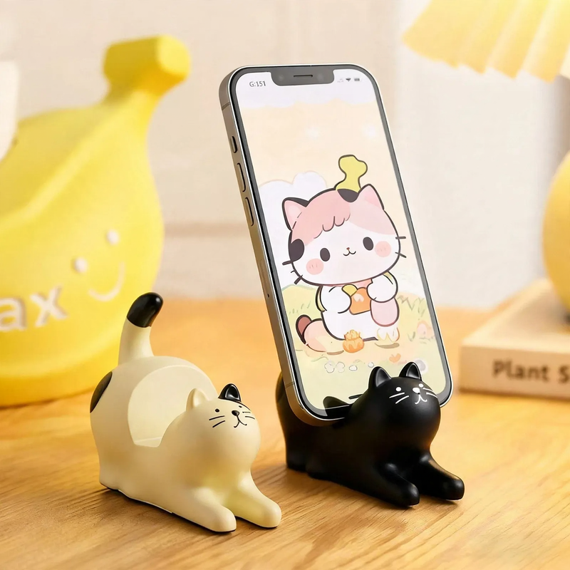 Cat mobile holder for standing