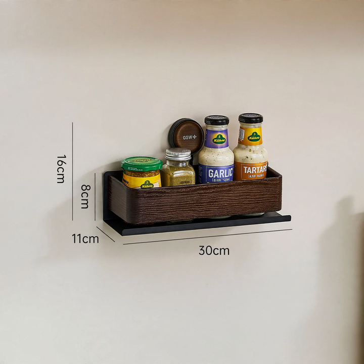 Suction Cup Wall Shelf for Kitchen, Plastic