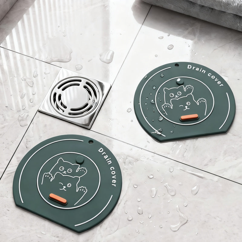 PVC floor drain mat, odor-tight