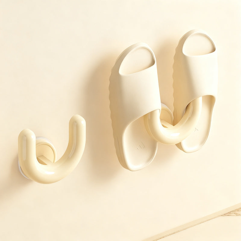 Suction Cup Shoe Rack for Bathroom, PP Material
