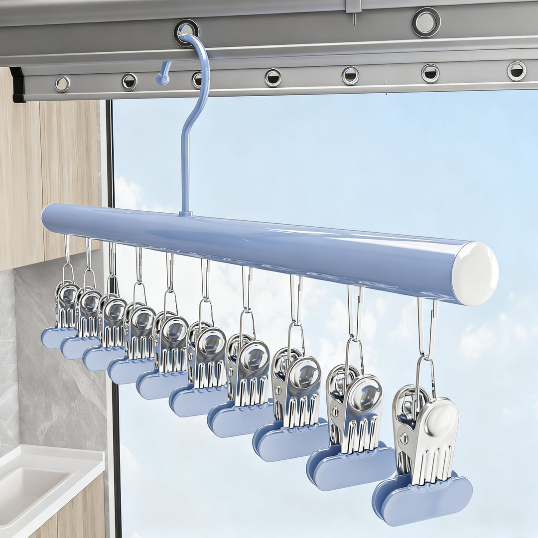 Clothespins made of stainless steel, wide version