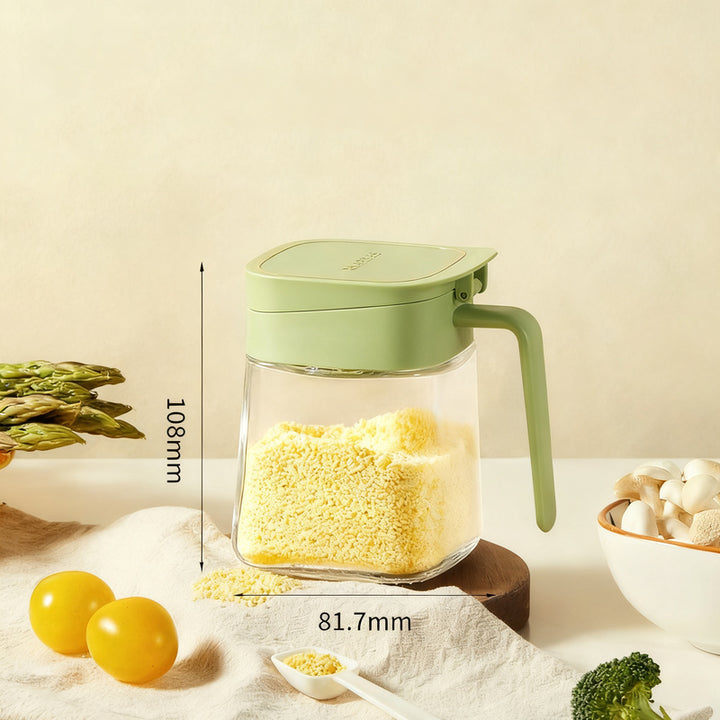 Glass spice boxes with lid, modern