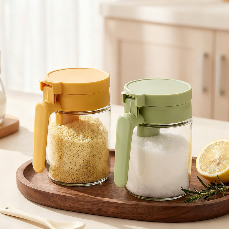 Spice storage container, airtight
