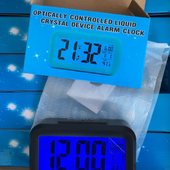 Digital Alarm Clock Light with LED Display