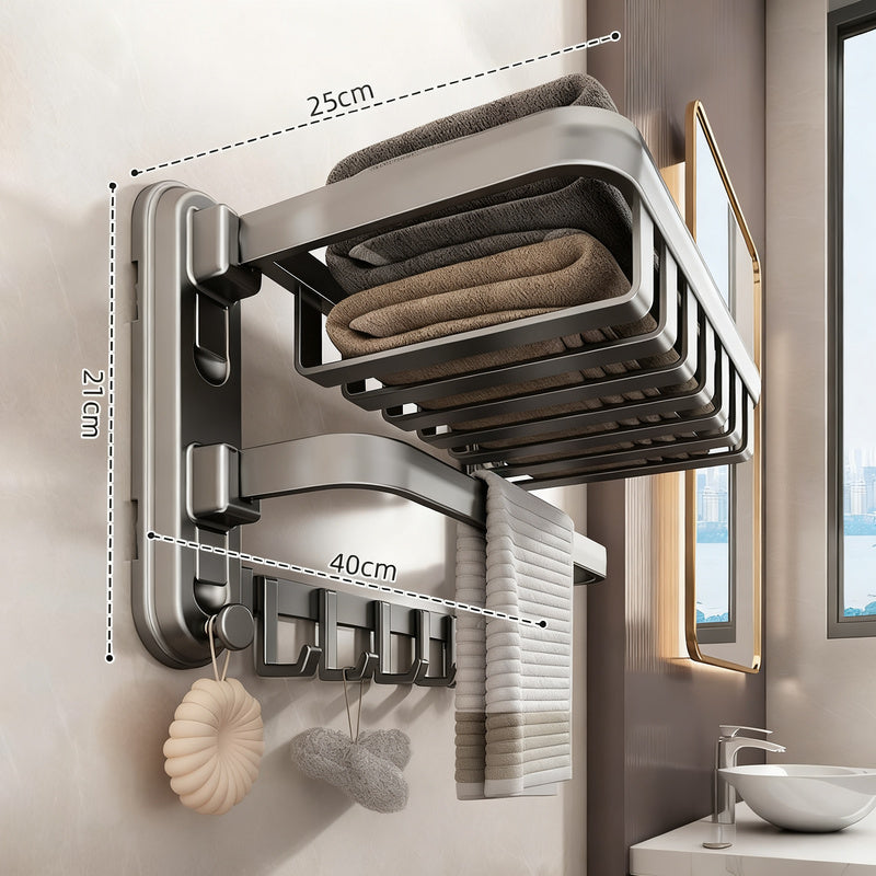Towel holder with suction cup for bathroom