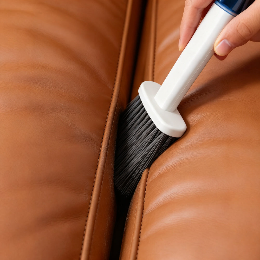 Joint brush for dusting, PP and PET