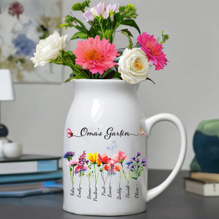 Ceramic drinking mug, porcelain