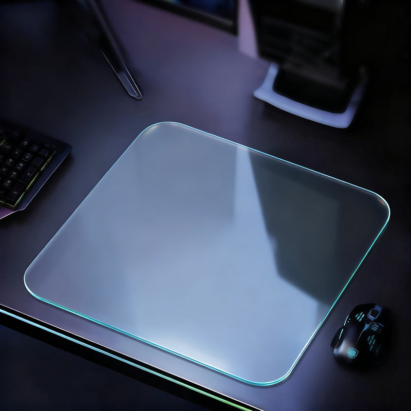 Tempered glass cushion for gaming mouse