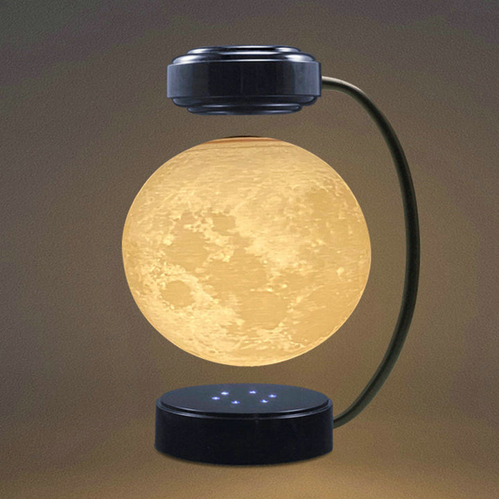 Magnetic floating light moon with LED