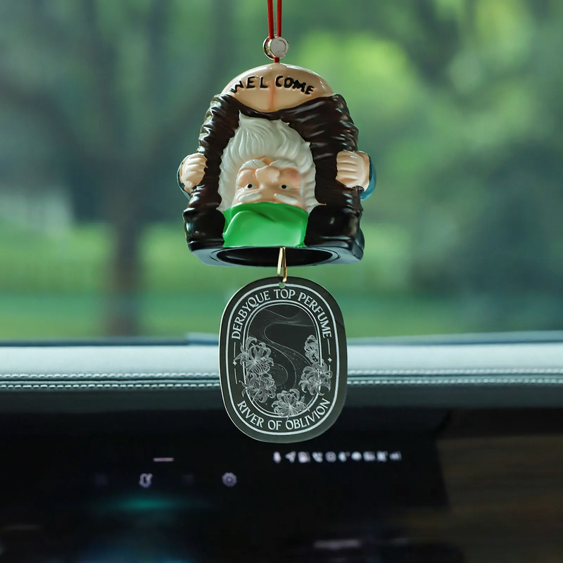 Gnome-Car Air Freshener with Scent Plates