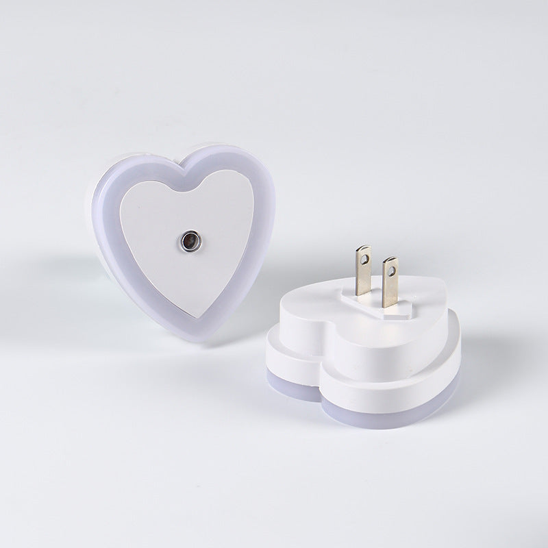Socket night light with light sensor, LED