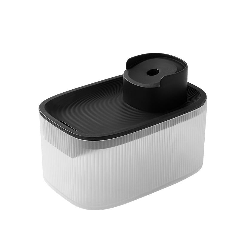 Automatic pet water bowl with circulation