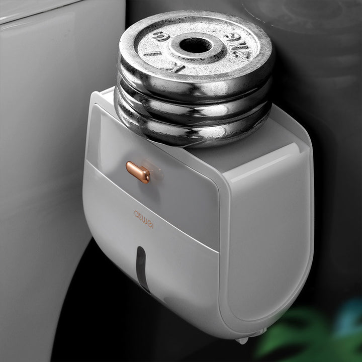 Wall-mounted toilet paper holder, plastic, model A1913