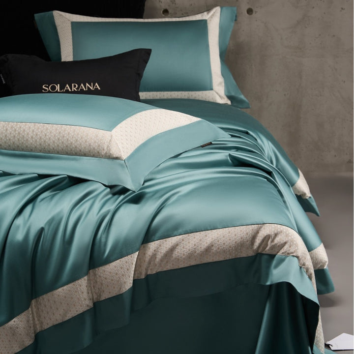 Four-piece bedding set made of long-staple cotton