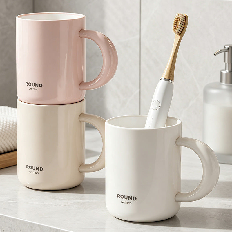Toothbrush cup made of PP, unbreakable