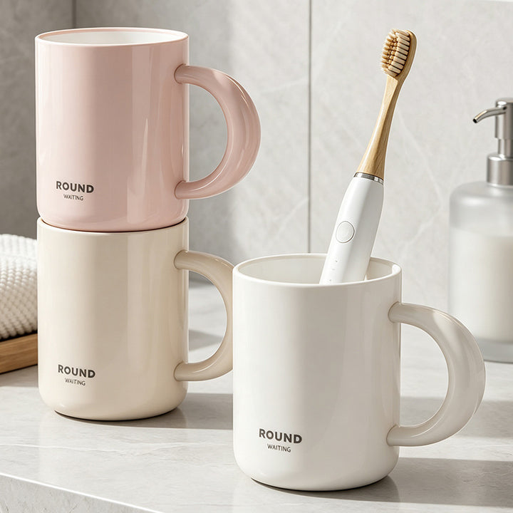 Toothbrush cup made of PP, unbreakable