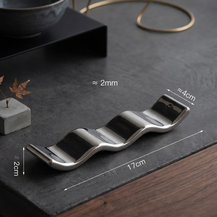 Ceramic incense stick holder, round
