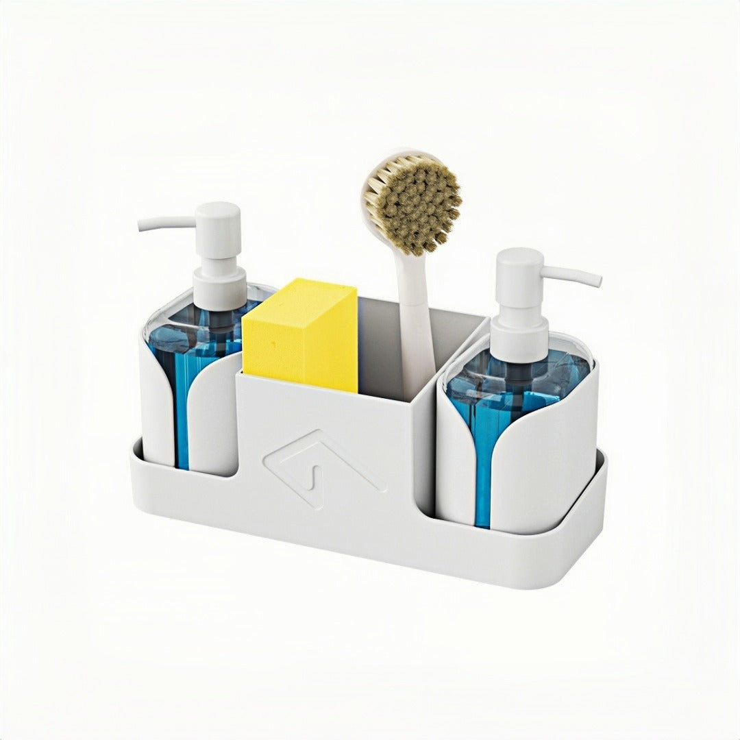 Wall-mounted soap dispenser, ABS
