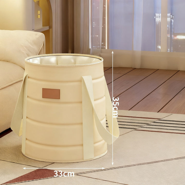 Foldable foot bath with heat retention