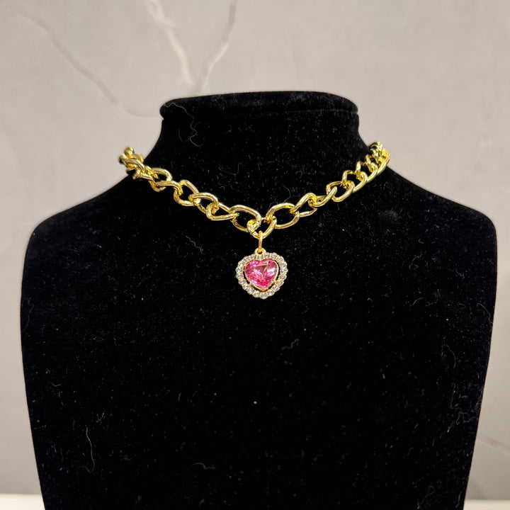 Collar with Crystals and Pearls for Cats and Dogs
