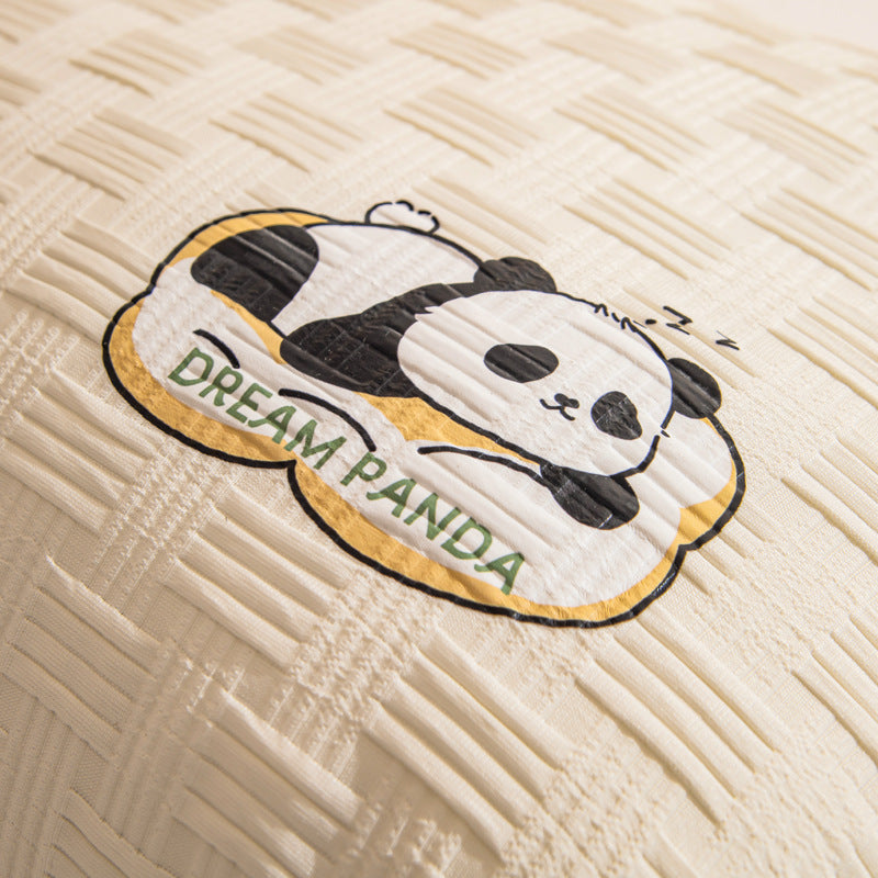 Pillow with soy fiber, waffle pattern, 48×74 cm