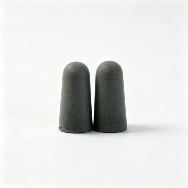 Foam ear plugs, spherical shape, 25×12 mm