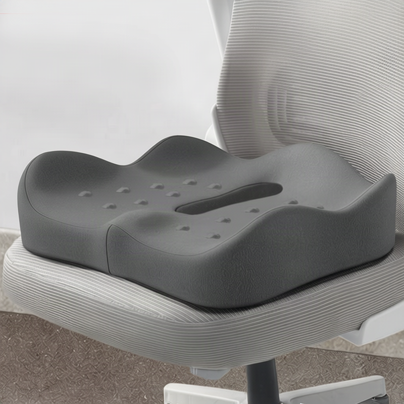 Heated seat cushion made of high-quality loden cream