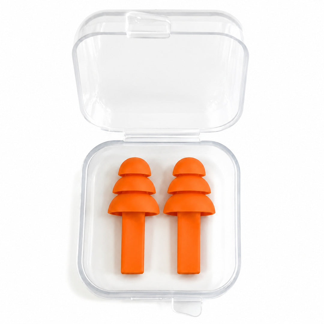 Foam ear plugs, spherical shape, 25×12 mm