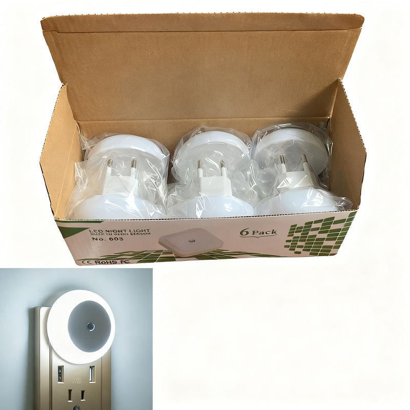 Night light with motion sensor, several colors