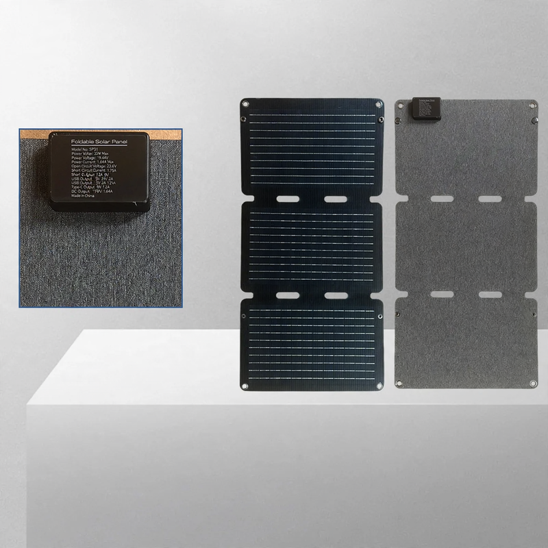 Portable solar charger, foldable