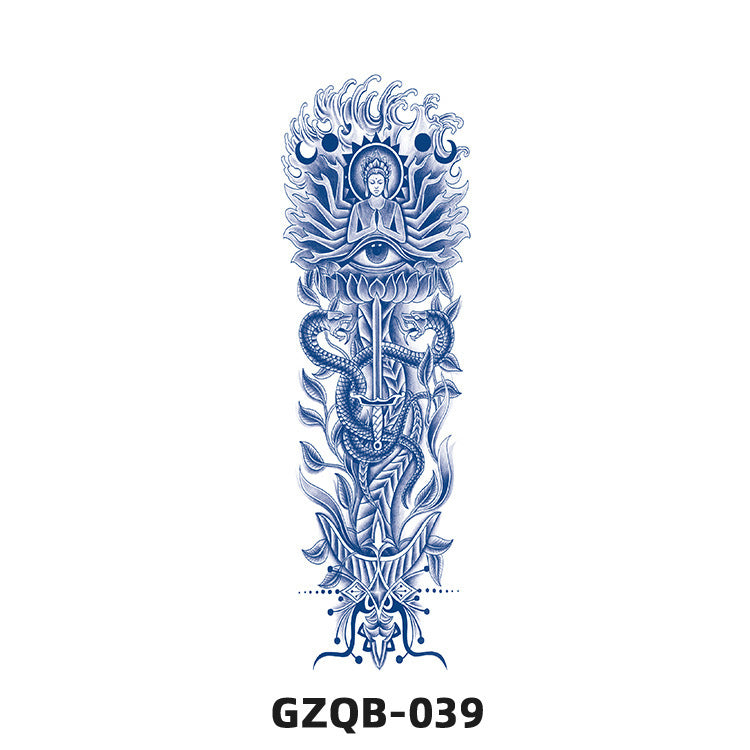 Temporary tattoo stickers, various designs