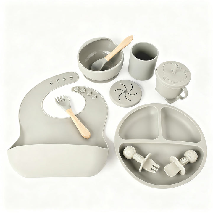 Silicone children's dish set, 6 pieces