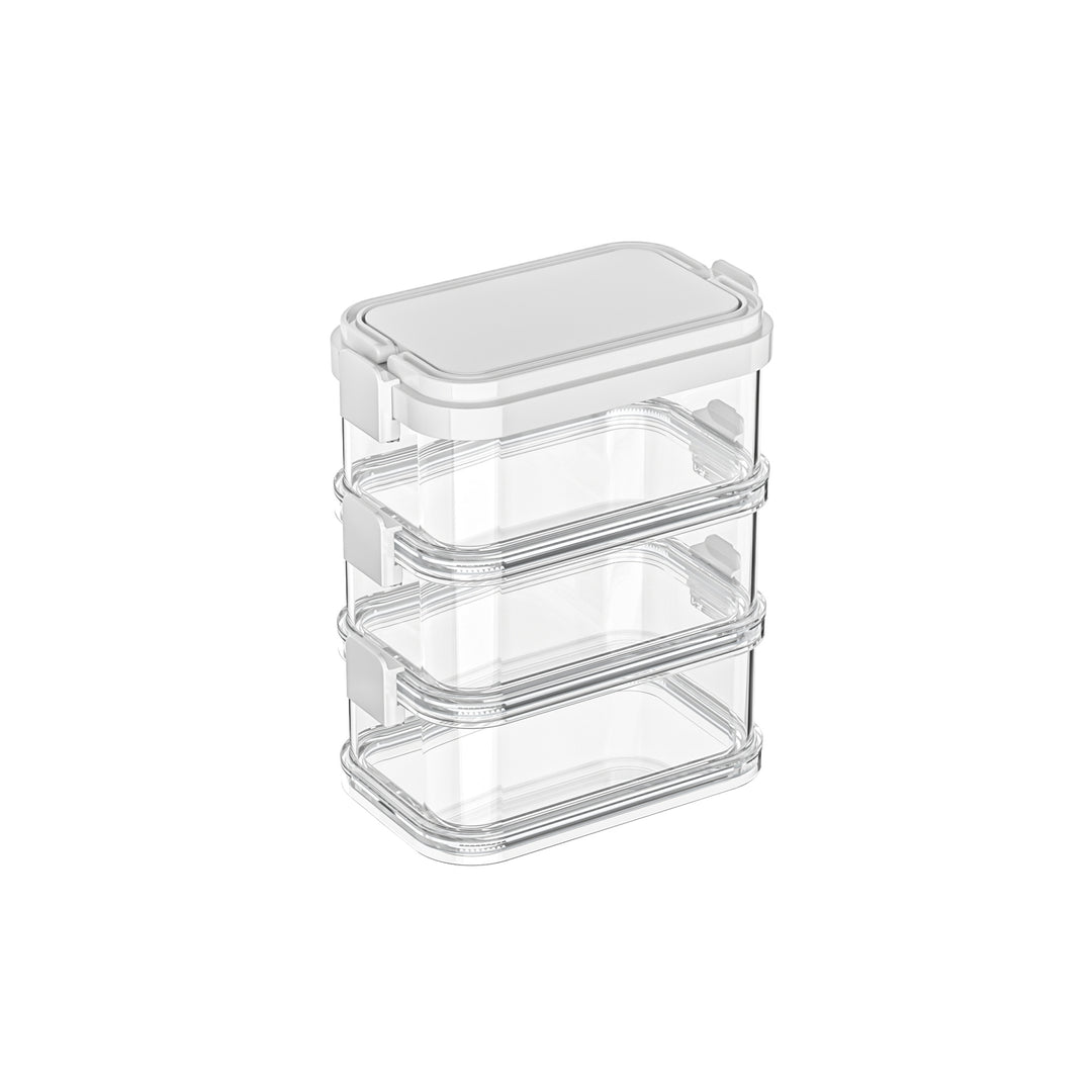 Spice container with lid, stackable, 301–500 ml