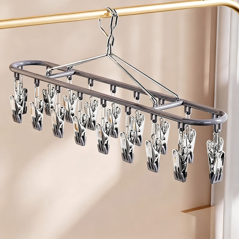 Steel clothespin holder, 18–20 clips