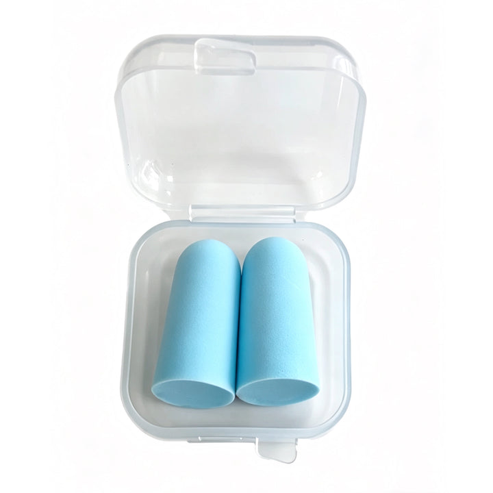 Foam ear plugs, spherical shape, 25×12 mm