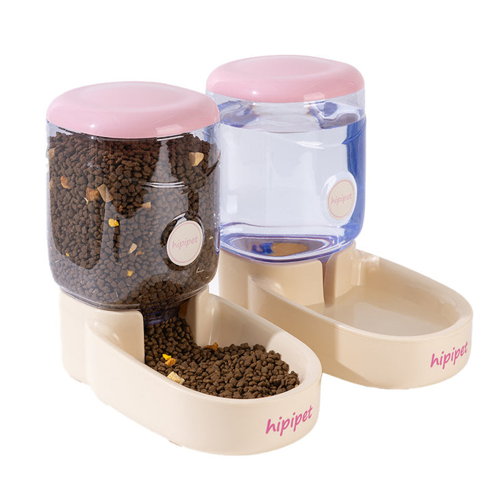 Automatic feeder and water dispenser for pets