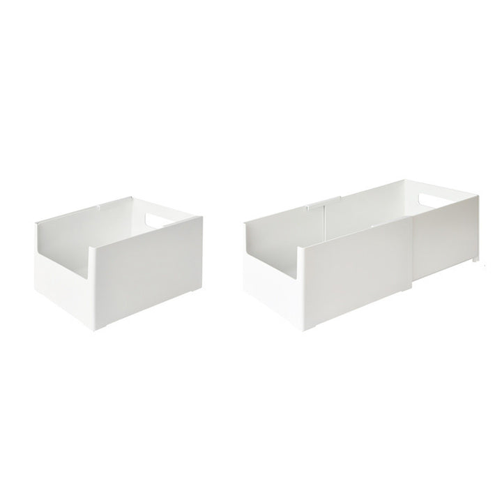 Wall-mounted storage box with compartments