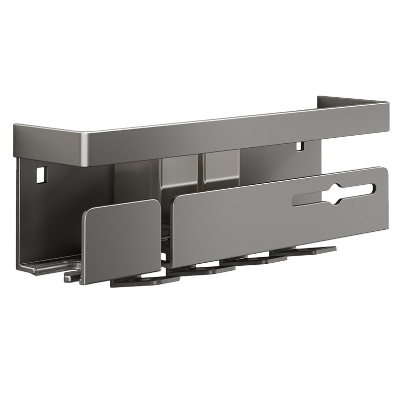 Aluminum bathroom shelf, 4-in-1, for 2–4 people