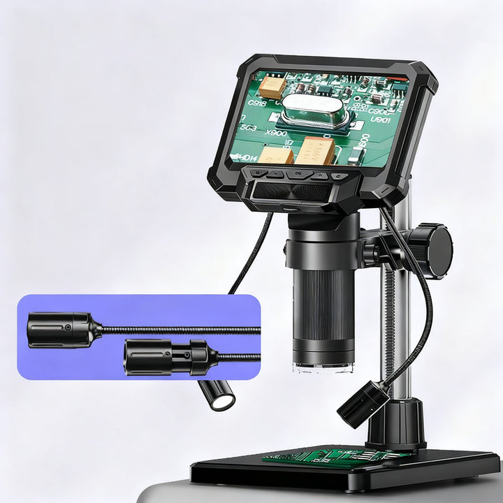 Digital microscope, 1600x magnification, USB operation