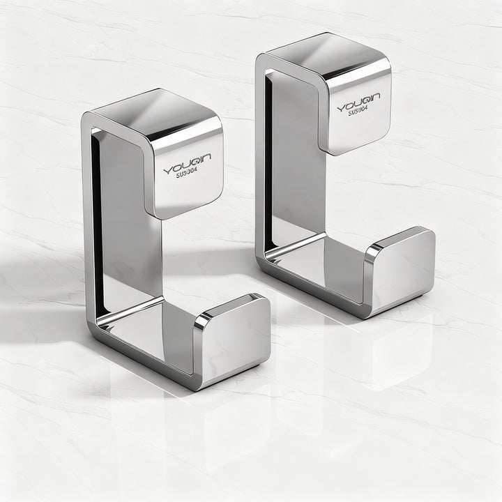 Stainless steel hanging hooks for sinks