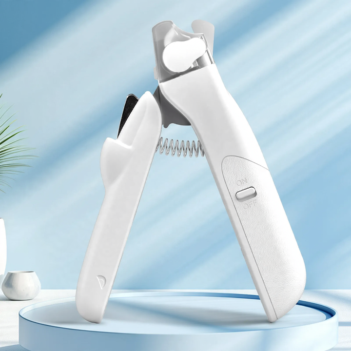 Nail clippers for cats and dogs with LED light
