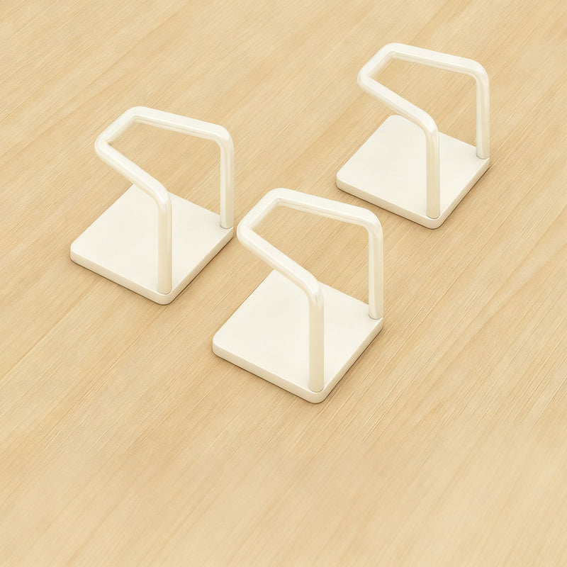 Stainless steel hooks for under-cabinet, no drilling