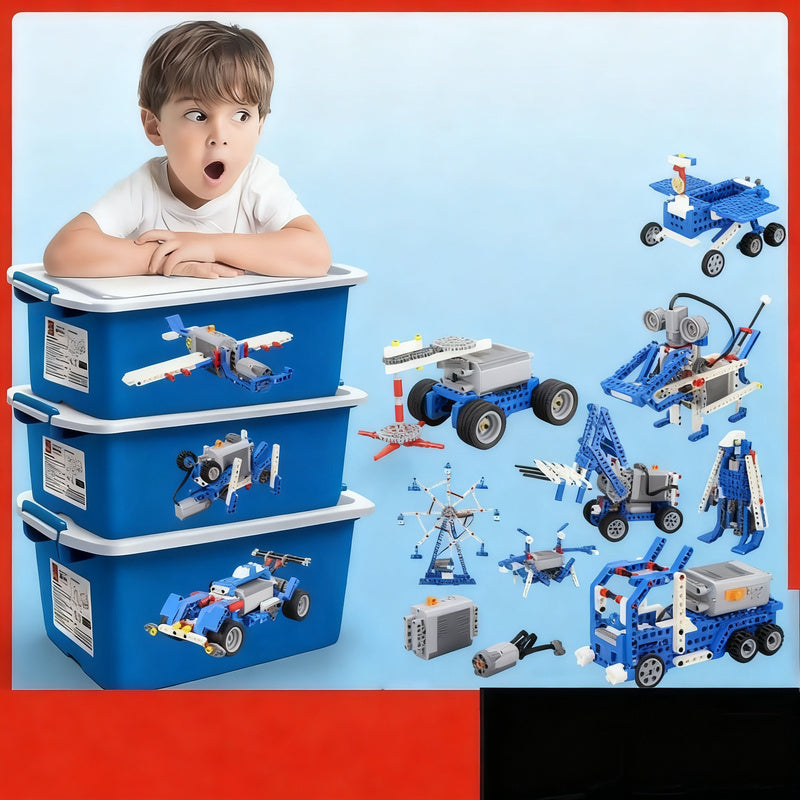 Programmable robot building blocks, ABS plastic, for ages 15 and up