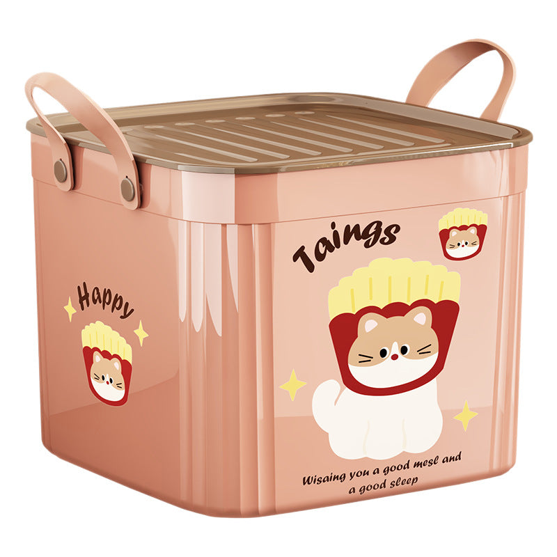 Storage box made of PP plastic, flat