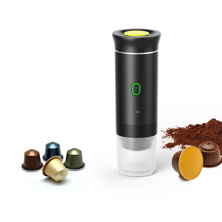 Portable espresso machine, semi-automatic