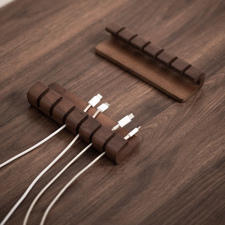Wooden cable organizer, model K009