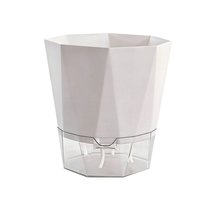Self-watering flower pot, plastic